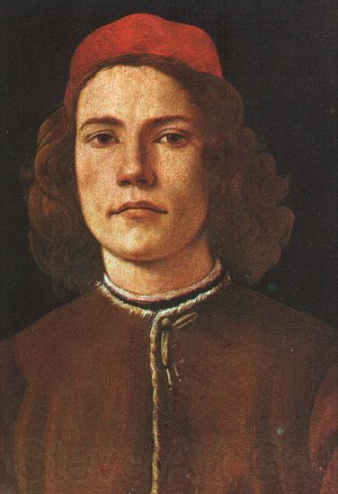 Sandro Botticelli Portrait of a Young Man_b Norge oil painting art